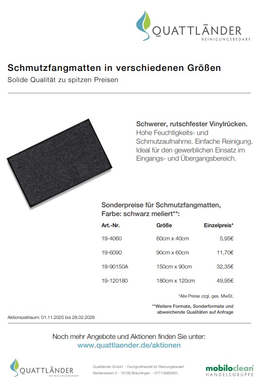 Quattländer Herbstaktion 2025